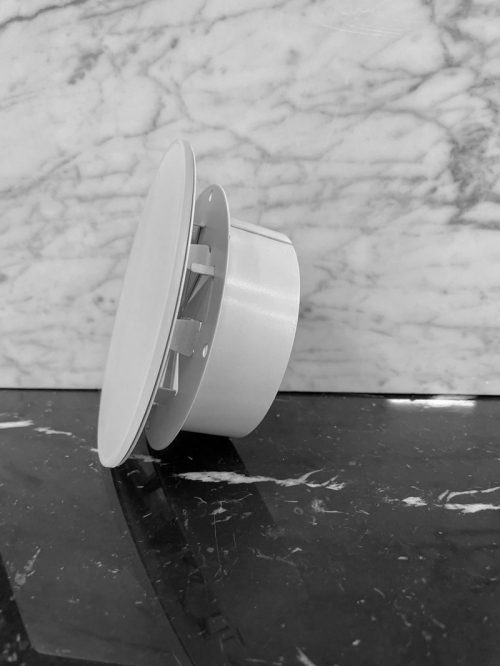 Диффузор стеклянный Mmotors 150 мм белый с регулировкой расхода воздуха